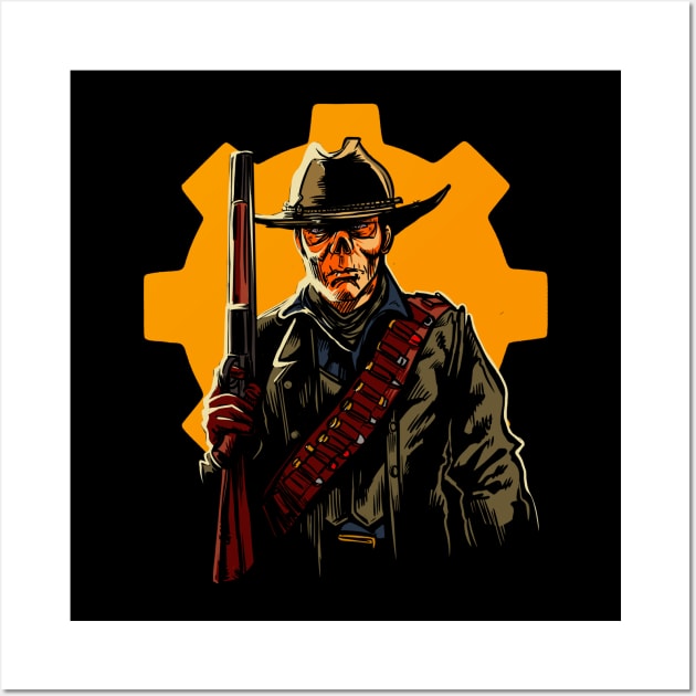 Red Dead Ghoul Wall Art by AndreusD